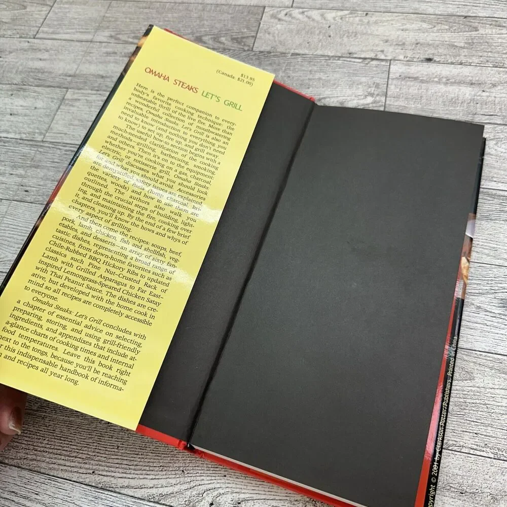 Omaha‎ Steaks - Let's Grill Hardcover Cookbook - by Simon & Harrisson BBQ